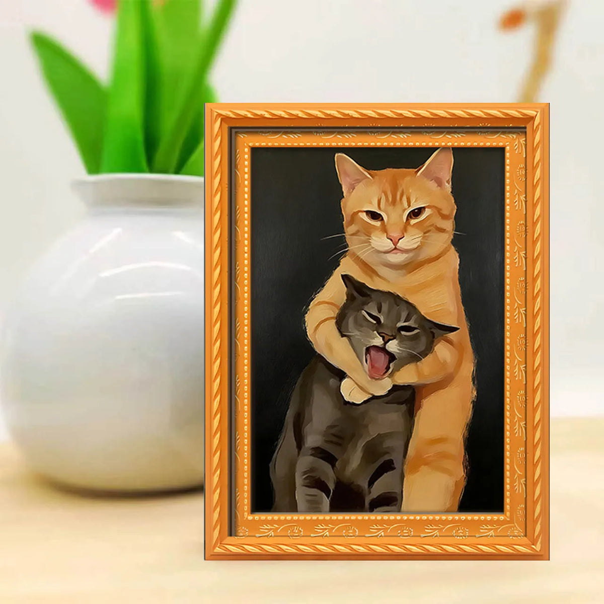Funny Cat Fridge Magnet Silly — Swuffy