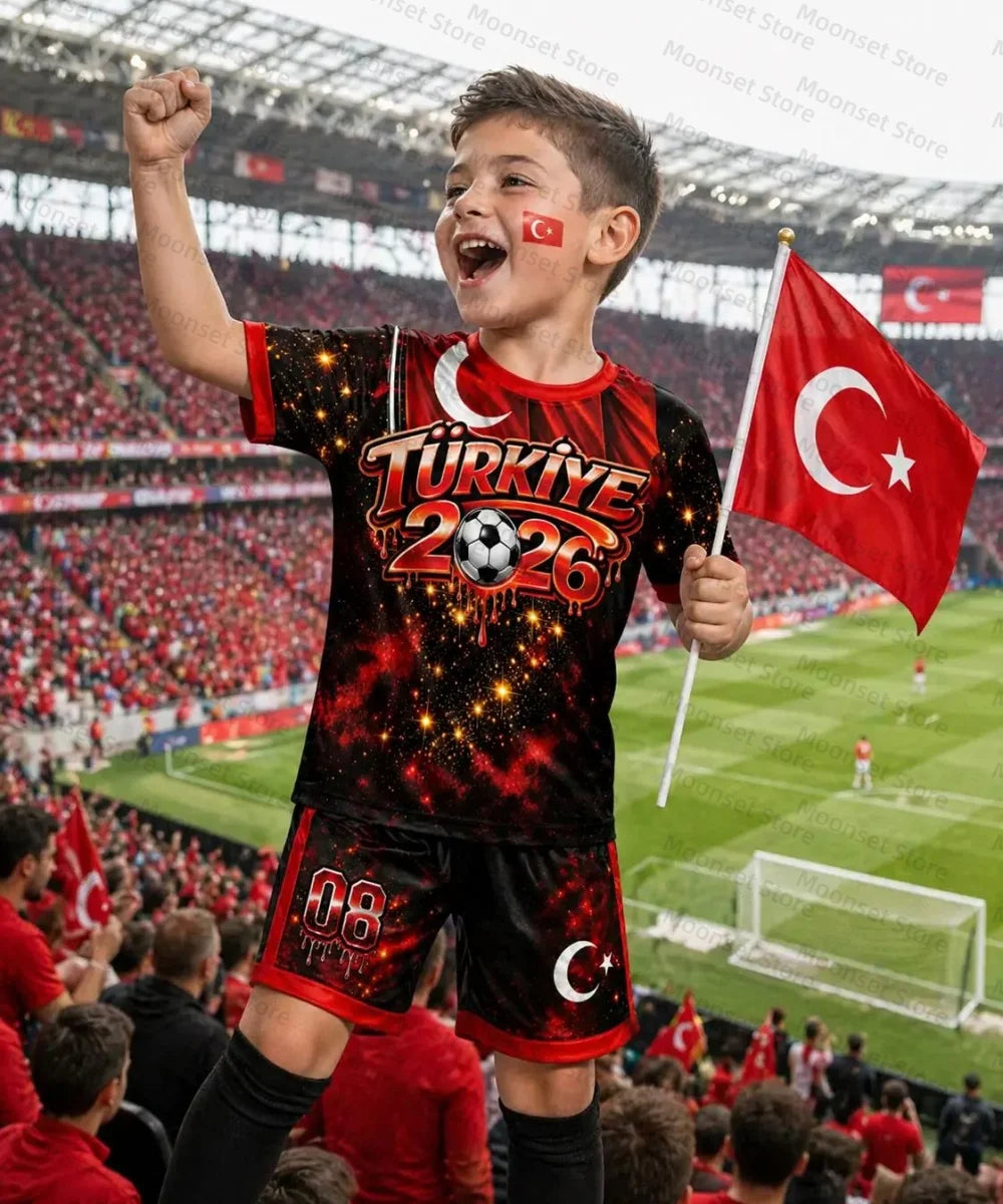 Kids Turkey Soccer Shirt Jersey — Swuffy