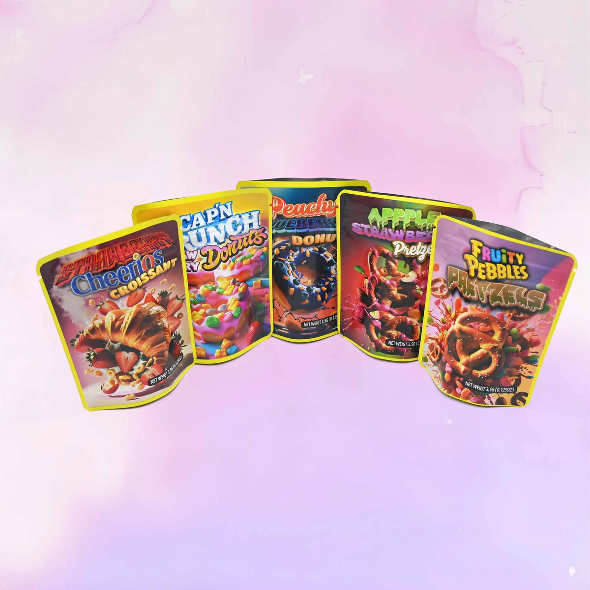 Mixed Holographic Mylar Bags Zip — Swuffy