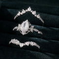 Zirconia Crescent Ring Set — Swuffy