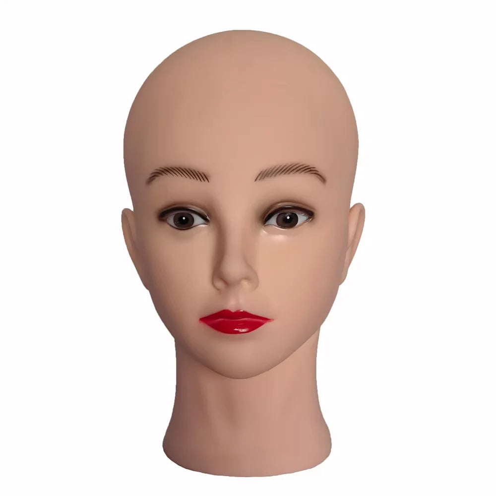 Makeup Doll Head Bald Manikin — Swuffy