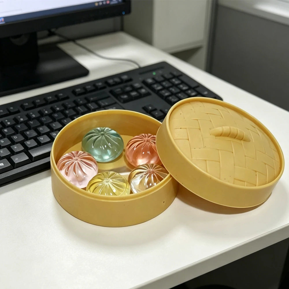 Squishy Dumplings Steamer Squeezable Toys — Swuffy