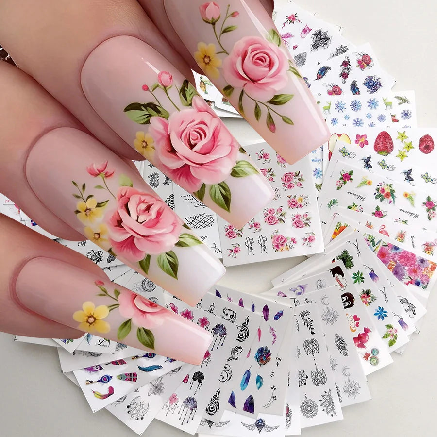 Nail Art Stickers Spring Summer — Swuffy