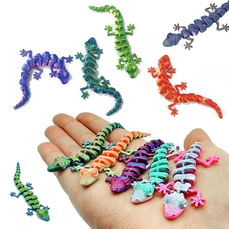 Printed Gecko Movable Joints Fun — Swuffy