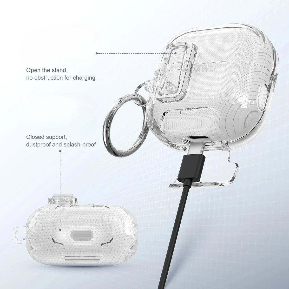 Phone Holder Earphone Case Huawei — Swuffy