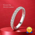 All Moissanite Silver Ring Exquisite — Swuffy