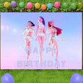 Happy Birthday Party Banner Kpop — Swuffy
