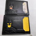Leather Bat Wallet Personalized Superhero — Swuffy