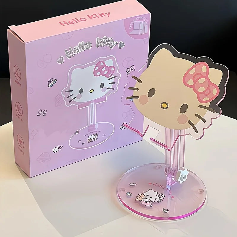 Pink Kawaii Cat Desktop Stand — Swuffy
