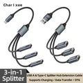 USB Splitter Hub Extension Cable — Swuffy