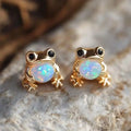 Little Frog Animals Stud Earrings — Swuffy