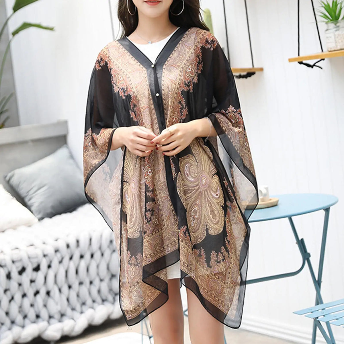 Summer Sunscreen Shawl Chiffon Muffler — Swuffy