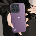 Plain PU Leather Phone Case — Swuffy