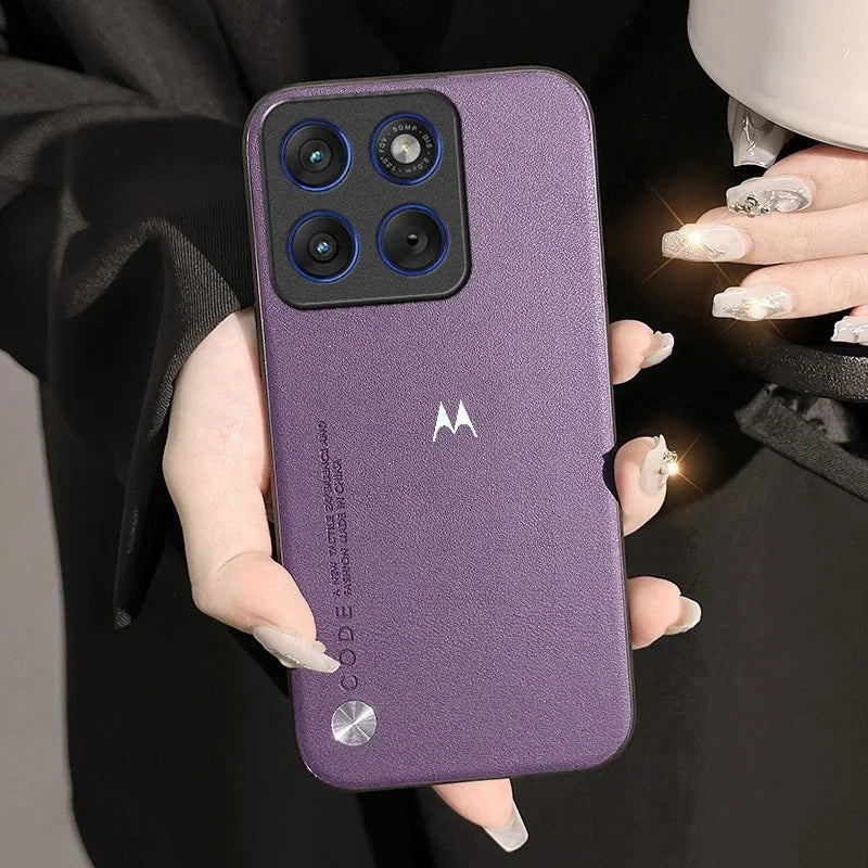 Plain PU Leather Phone Case — Swuffy