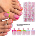 Square Matte Toe Nail Tips — Swuffy