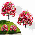 Artificial Topiary Ball Flowers Outdoors — Swuffy