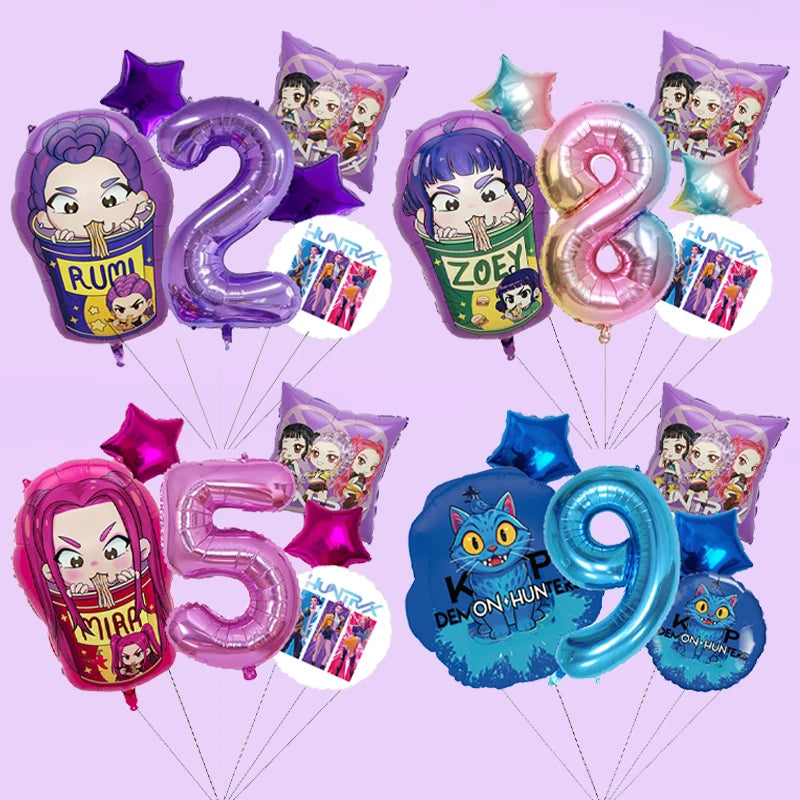 Girls Boys Digit Balloons Rumis — Swuffy