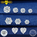 Certified Heart Cut Moissanite Stud — Swuffy