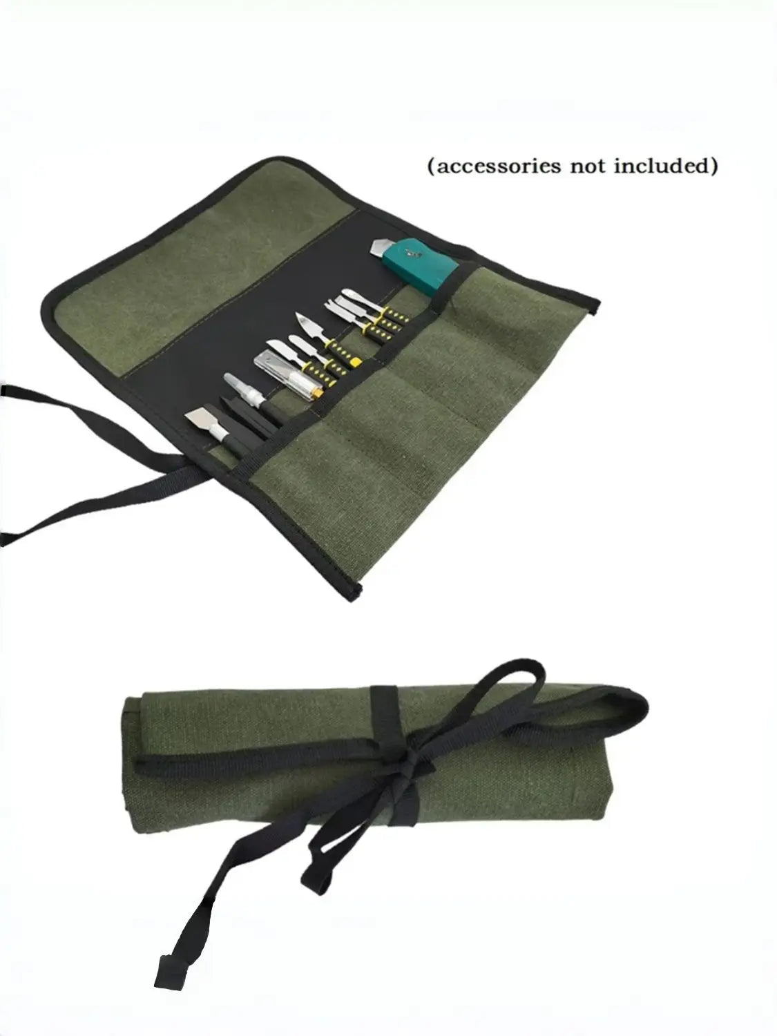 Canvas Roll-Up Tool Organizer — Swuffy