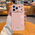 Polka Puppy Print Phone Case — Swuffy