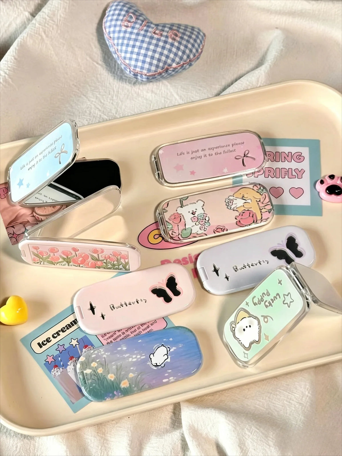 Cartoon Animal Floral Phone Stand — Swuffy