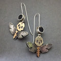 Gothic Death Moth Dangle Earrings — Swuffy
