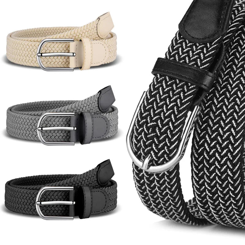 Stretch Woven Breathable Belt Casual — Swuffy