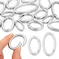 Metal Oval Open Spring Ring — Swuffy