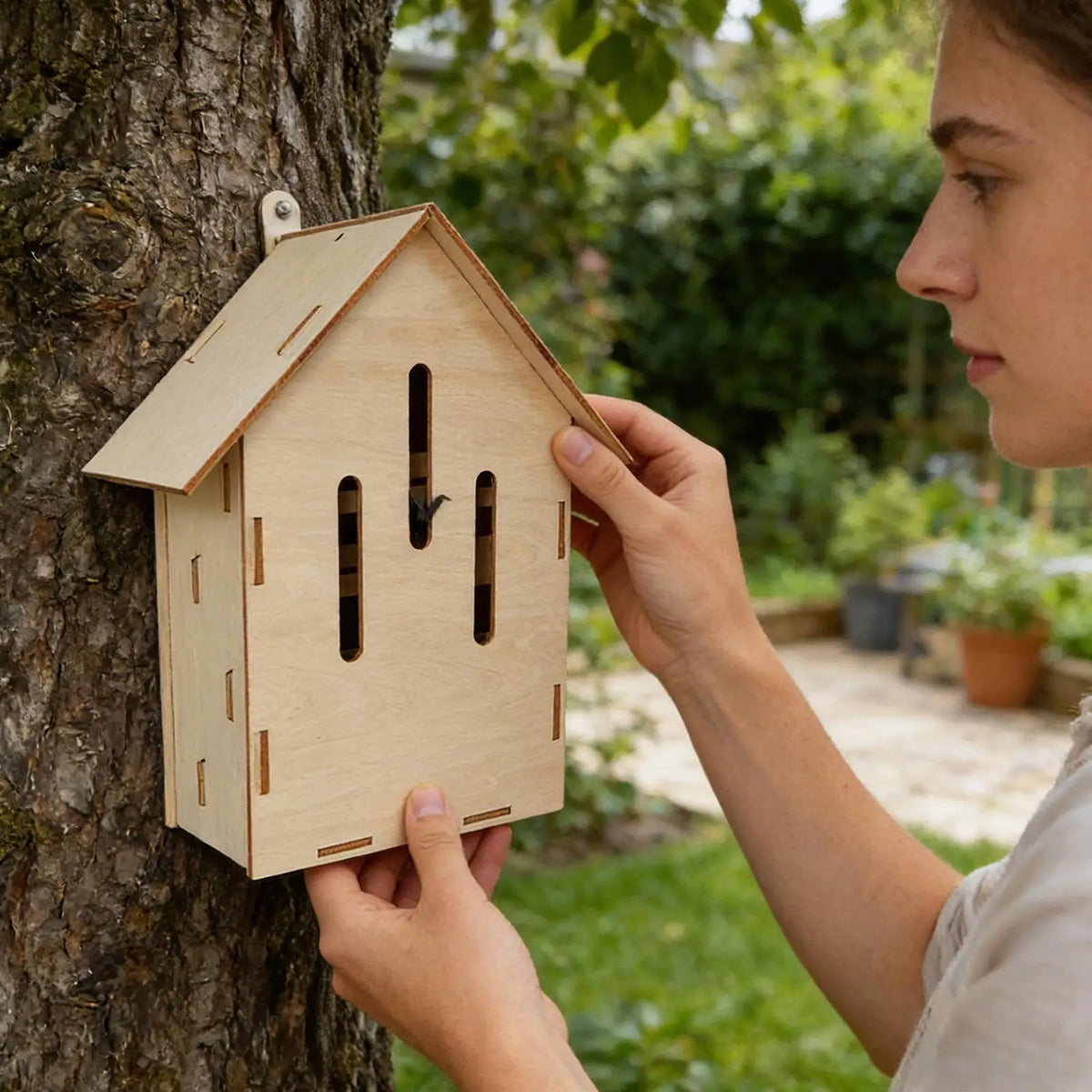 Wooden Outdoor Bat House Garden — Swuffy
