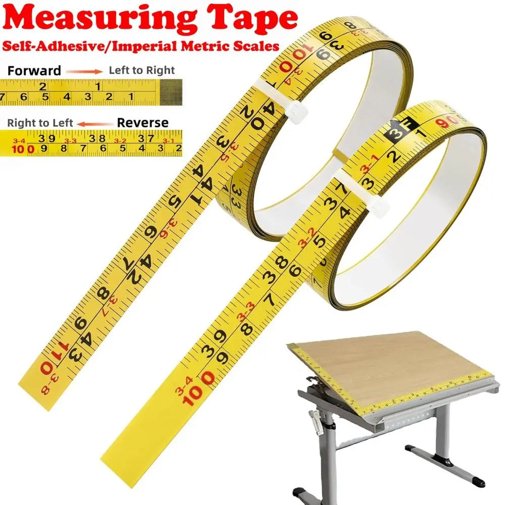 Self Adhesive Measuring Tape Imperial — Swuffy