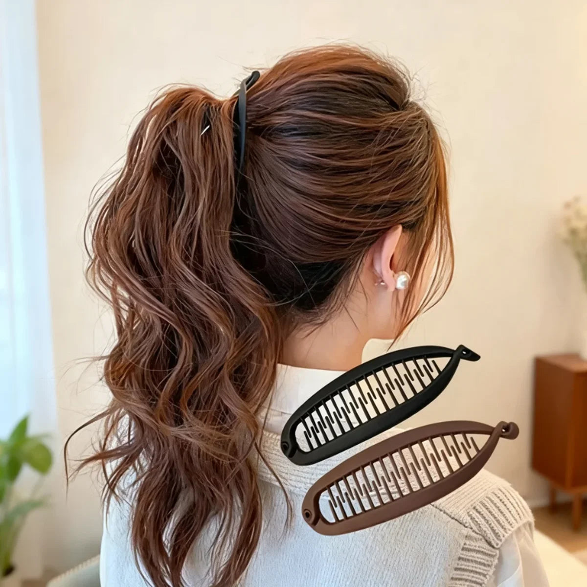 Large Hair Volume Amber Banana — Swuffy