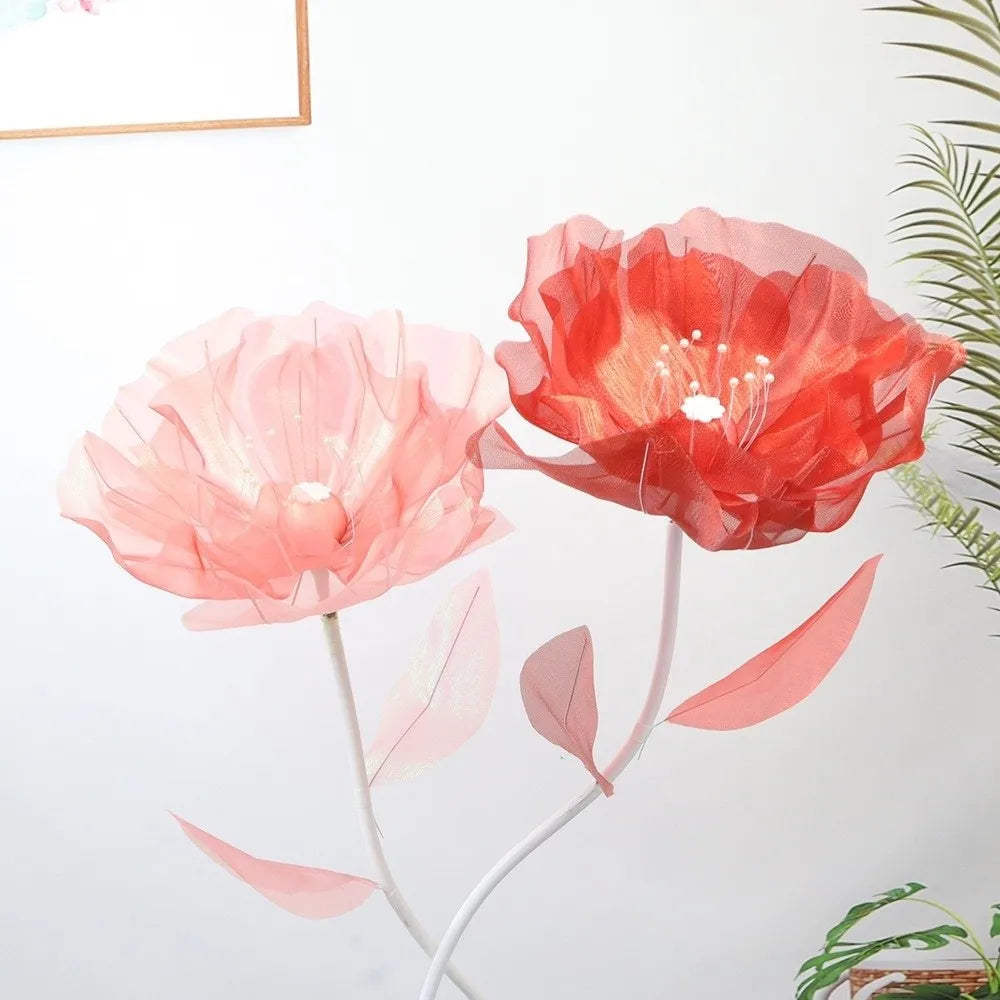 Gauze Artificial Flower Simulation Shimmering — Swuffy