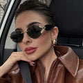 Light Frameless Oval Sunglasses End — Swuffy