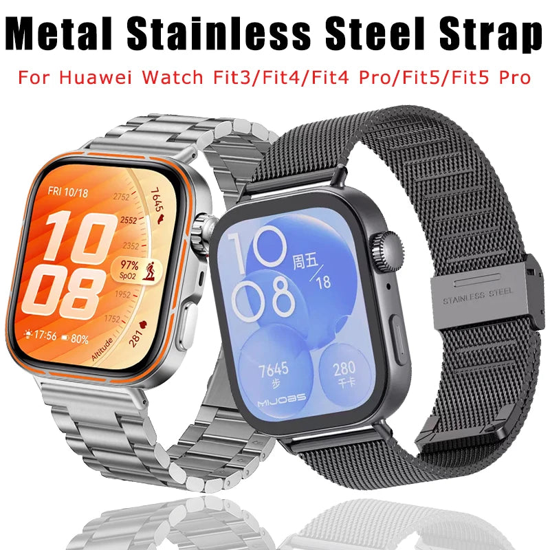 Stainless Steel Strap Huawei Watch — Swuffy