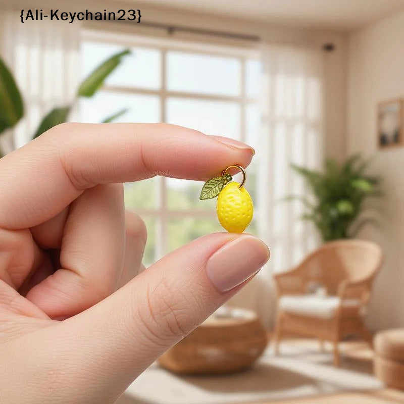 Acrylic Fruit Lemon Pendant Charms — Swuffy