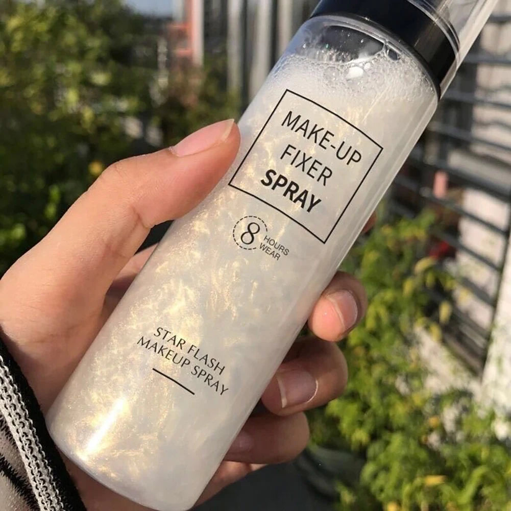 Shimmery Glow Makeup Fixer Spray — Swuffy