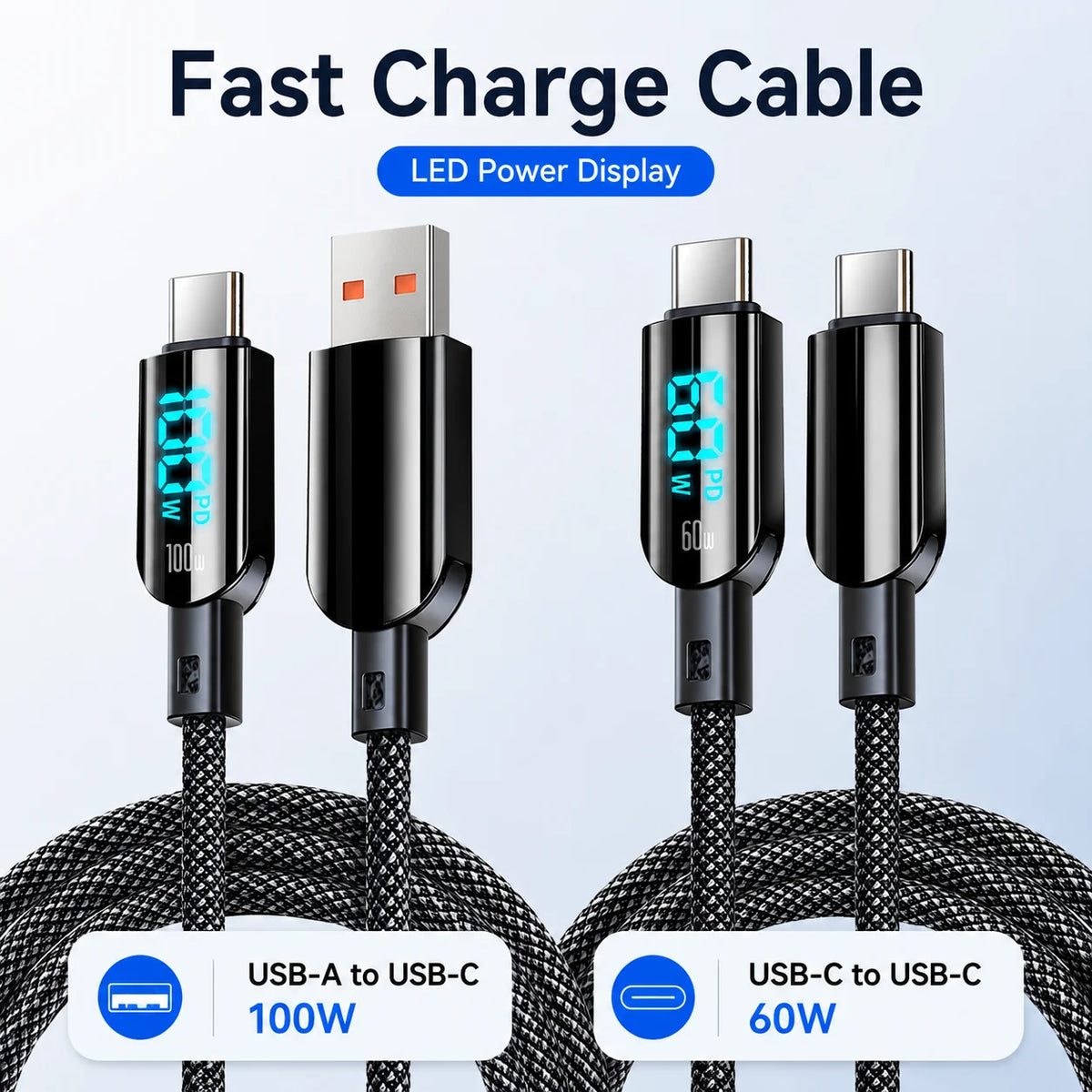 USB Fast Charging Cable LED — Swuffy