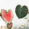 Cartoon Leaf Hand Towel Coral — Swuffy