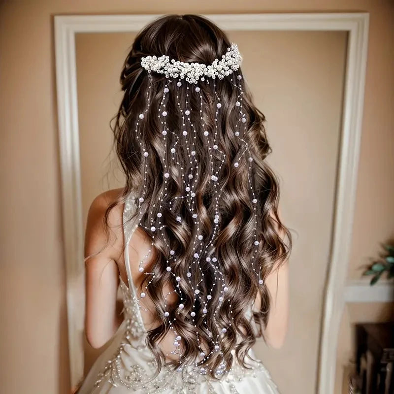 Elegant Artificial Pearl Hair Comb — Swuffy