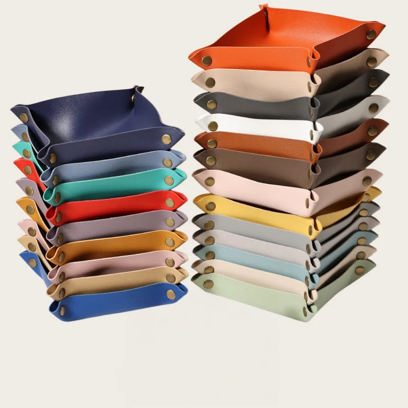 Foldable PU Leather Storage Box — Swuffy