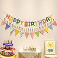 Happy Birthday Hairball Pull Flag — Swuffy