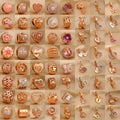 Sparking Rose Gold Charm Beads — Swuffy