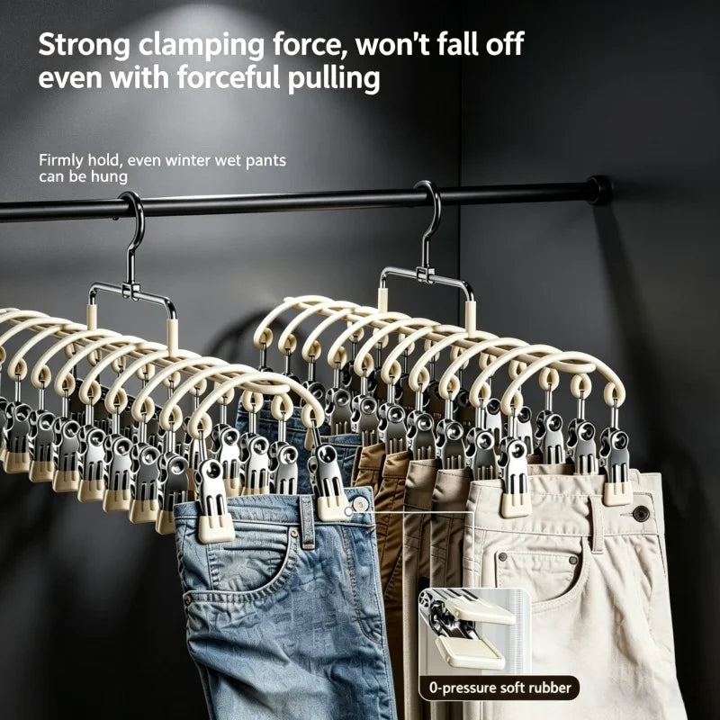 Stainless Steel Pants Hanger Clips — Swuffy