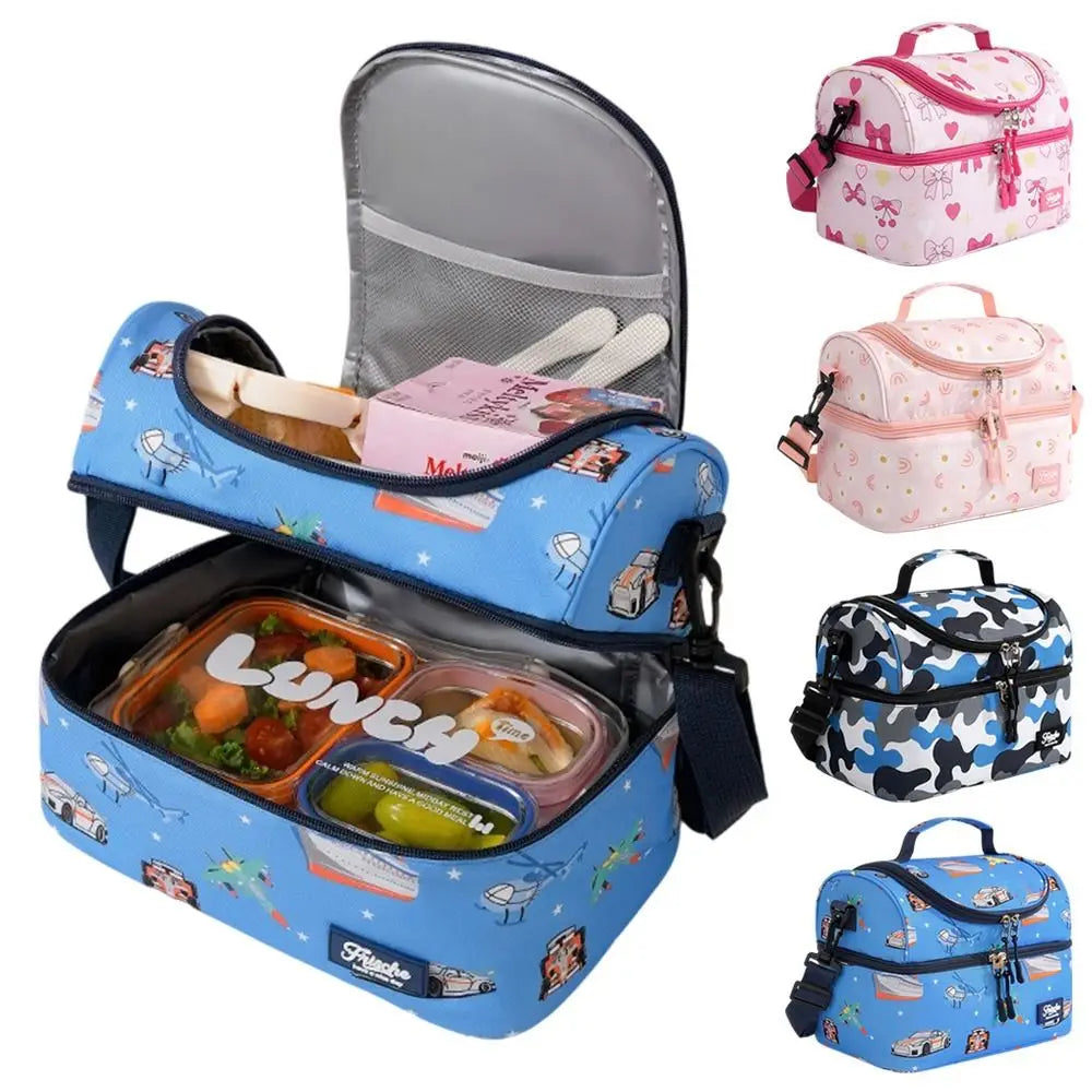 Double Layer Kids Lunch Bag — Swuffy