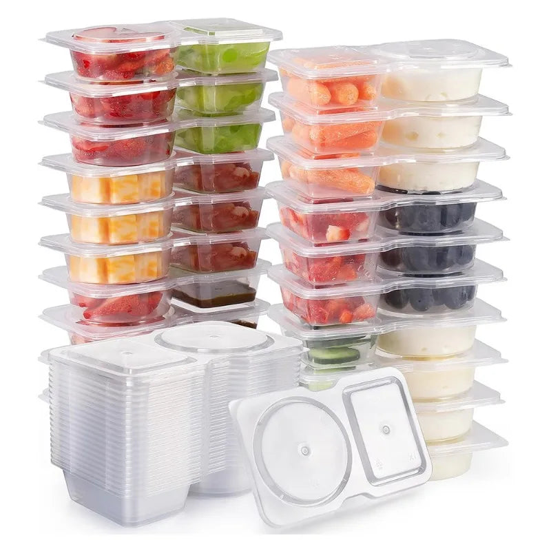 Double Compartment Food Storage Containers — Swuffy