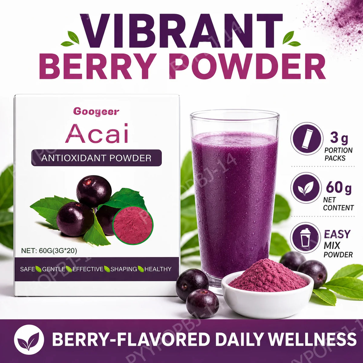 Googeer Sticks Acai Antioxidant Powder — Swuffy
