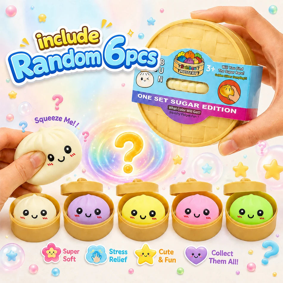 Oversized Rainbow Dumpling Squishies Soft — Swuffy