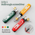 Nuvora 14 In Multi-Function Rotary Ratchet Screwdriver Set — Nuvora