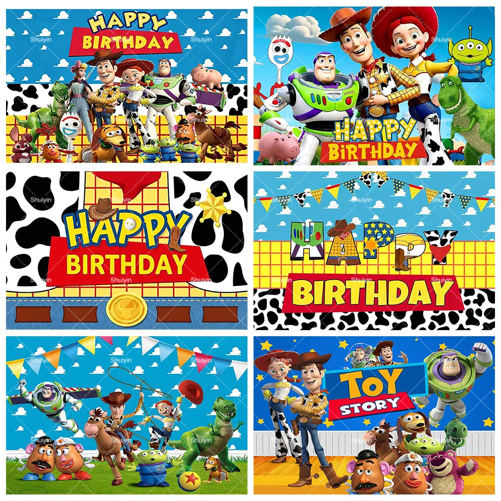 Cartoon Toy Story Backdrop Kids — Swuffy