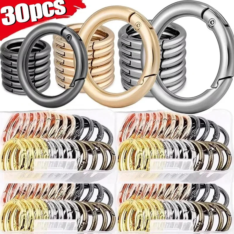 Metal Ring Spring Clasps Jewelry — Swuffy